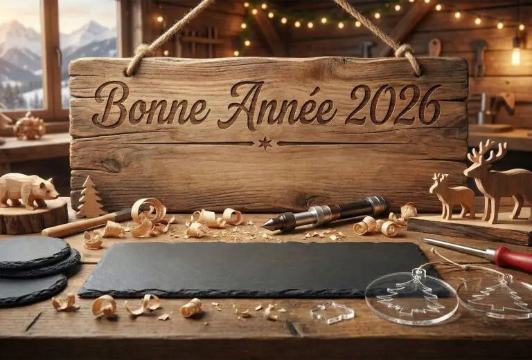 gravure bois bonne annee